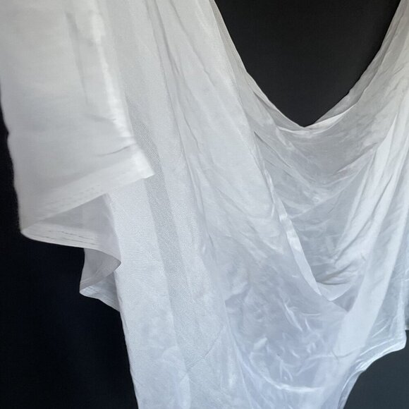 White Sheer Lightweight Fabric Drape Scarf Shawl curtain style light - Picture 3 of 6